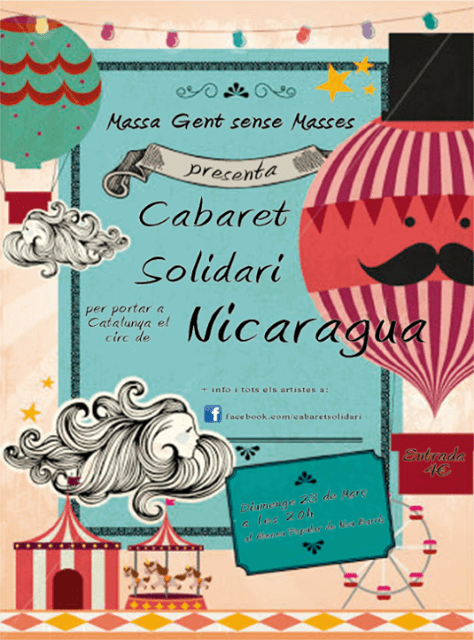 cabaret solidari Nicaragua