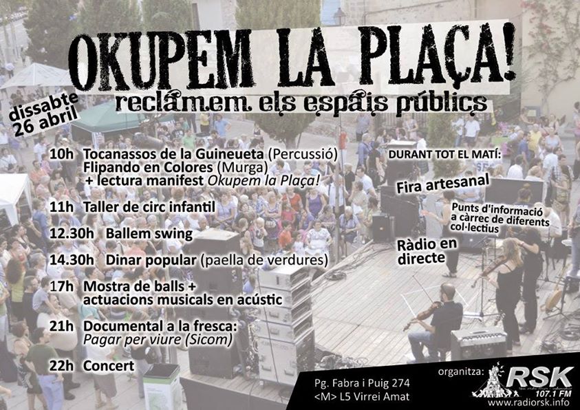 okupem la plaça Can Basté