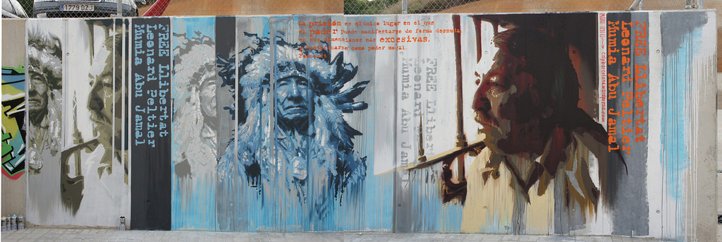 Leonard_Peltier_Roc_Ateneu_9Barris_Barcelona